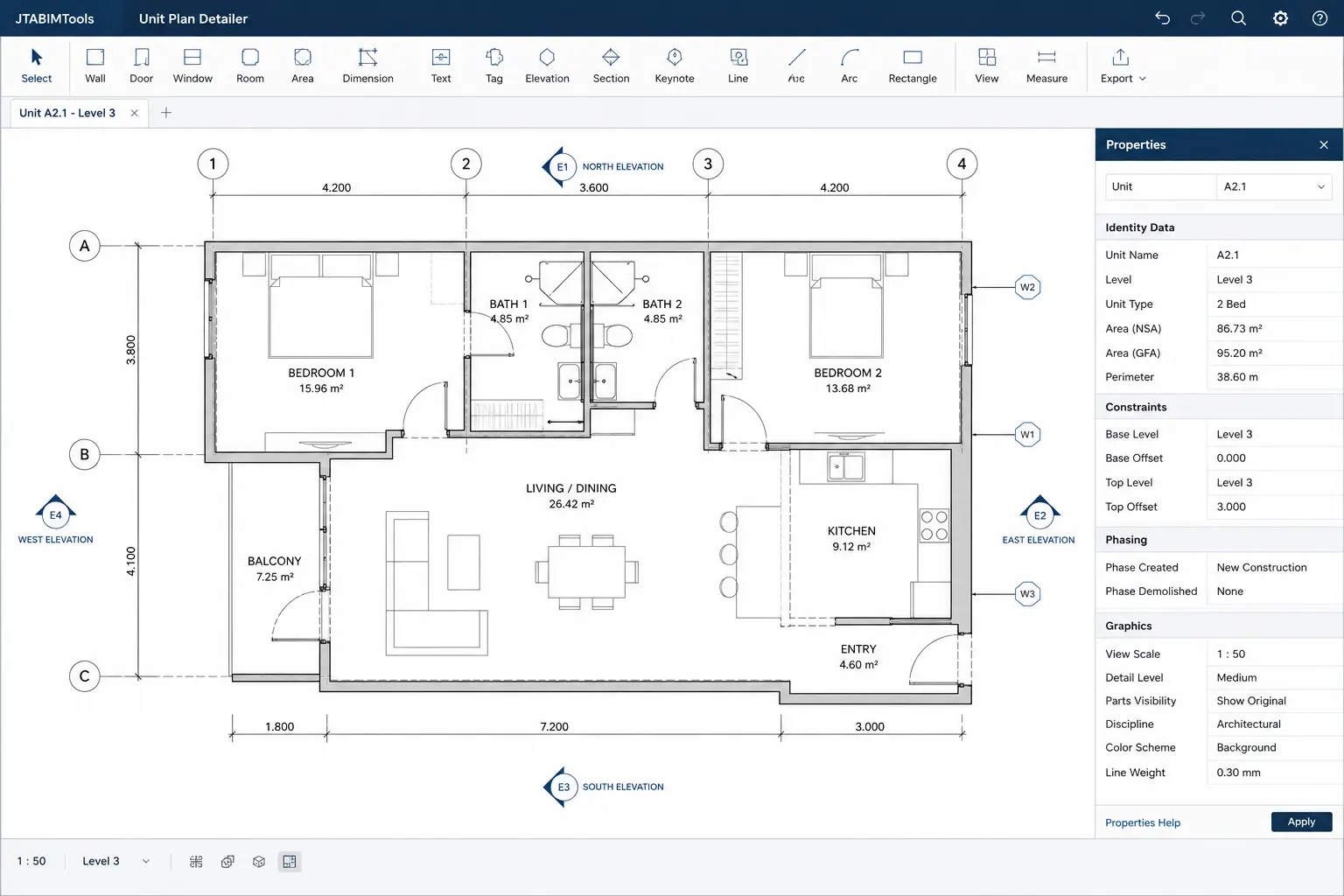 Unit Plan Detailer interface preview